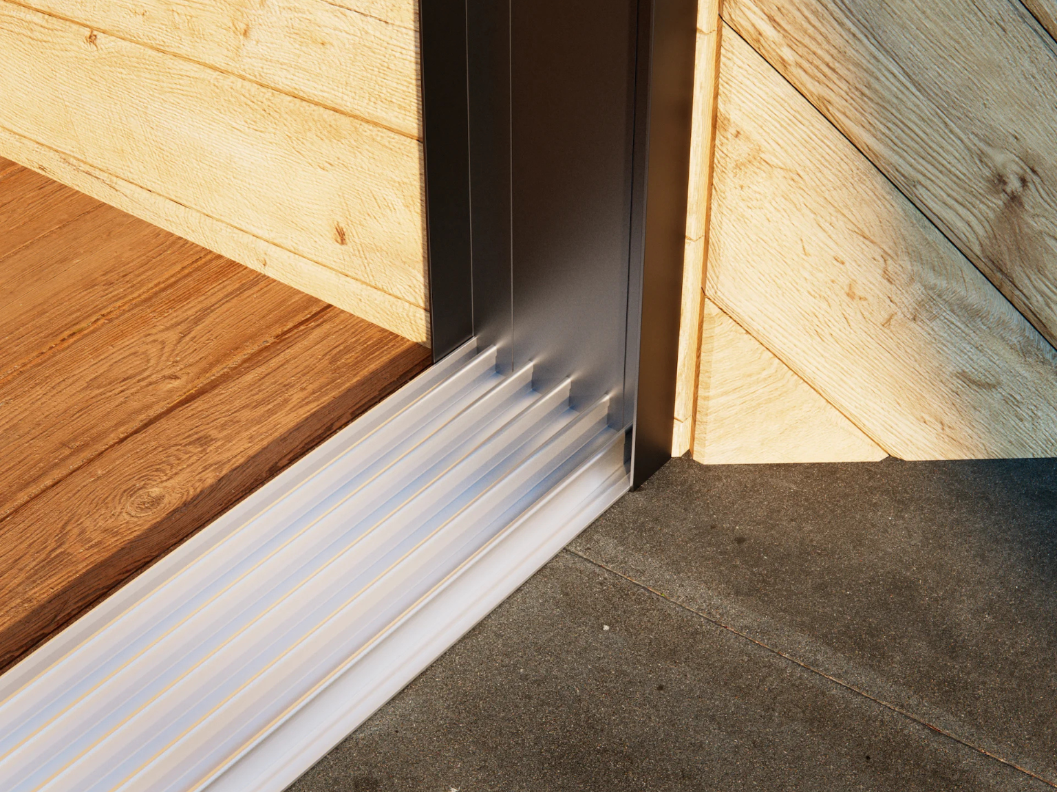 Glasschiebewand Breite bis zu 440 cm