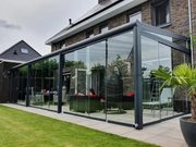 Glasschiebewand Breite von 352 cm bis 384 cm