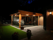 Glasschiebewand Breite von 194 cm bis 205 cm