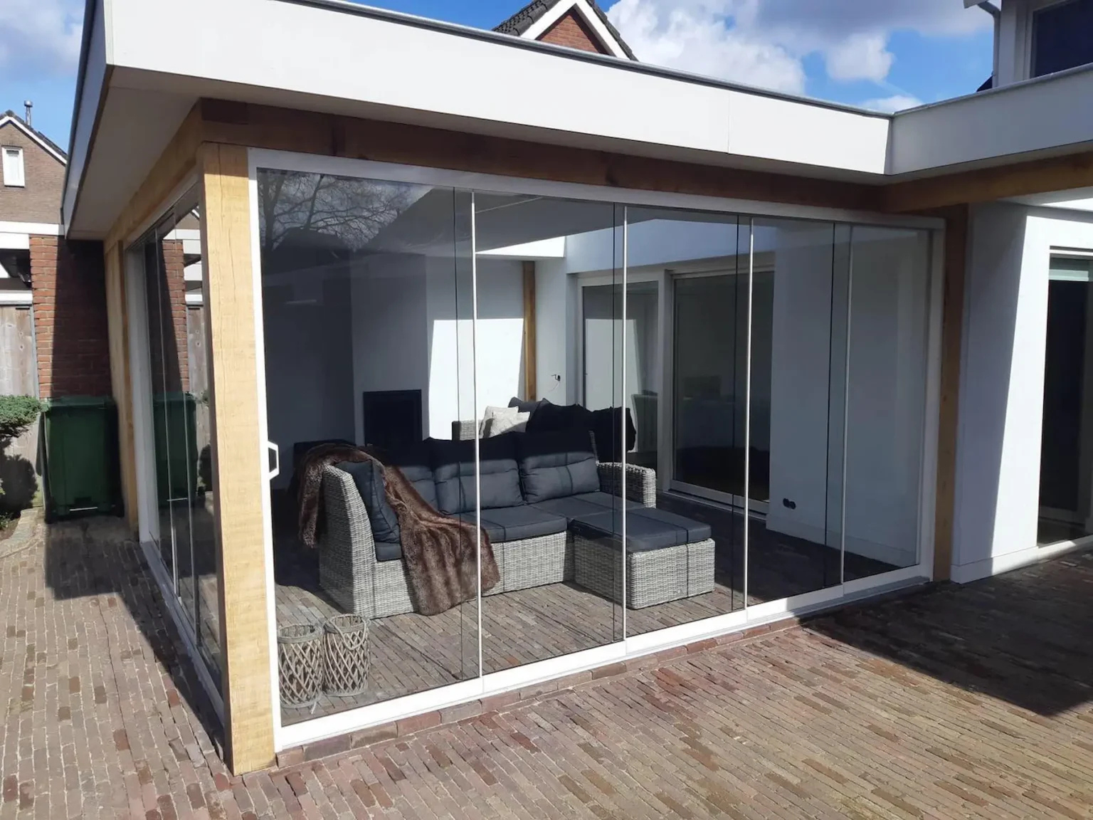 Glasschiebewand Breite bis zu 440 cm